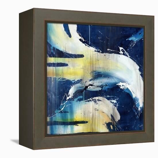 Ivory Splash-Rikki Drotar-Framed Premier Image Canvas