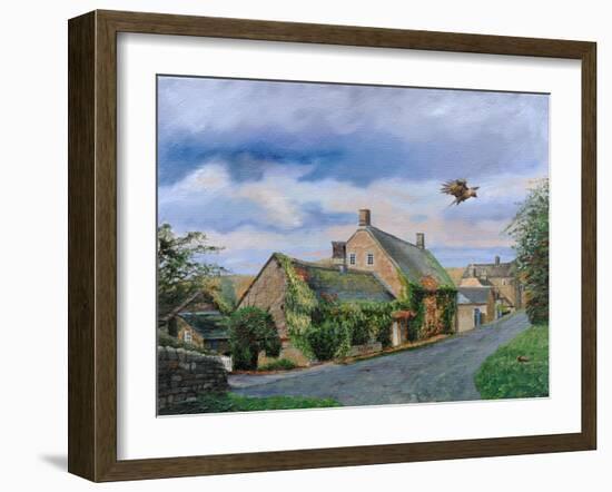 Ivy Cottage Beeley, Chatsworth, Derbyshire, 2009-Trevor Neal-Framed Giclee Print