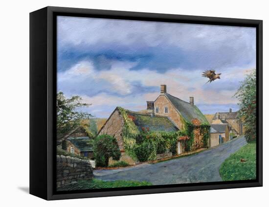 Ivy Cottage Beeley, Chatsworth, Derbyshire, 2009-Trevor Neal-Framed Premier Image Canvas