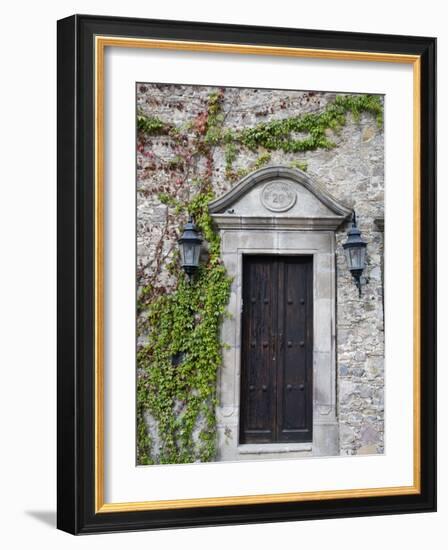 Ivy Covered Wall, San Miguel, Guanajuato State, Mexico-Julie Eggers-Framed Photographic Print