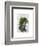 Ivy Head Plant Head-Fab Funky-Framed Art Print