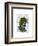 Ivy Head Plant Head-Fab Funky-Framed Art Print