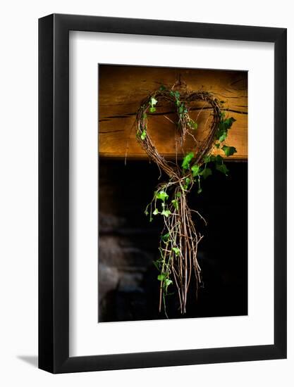 Ivy in Heart Shape, United Kingdom, Europe-John Alexander-Framed Photographic Print