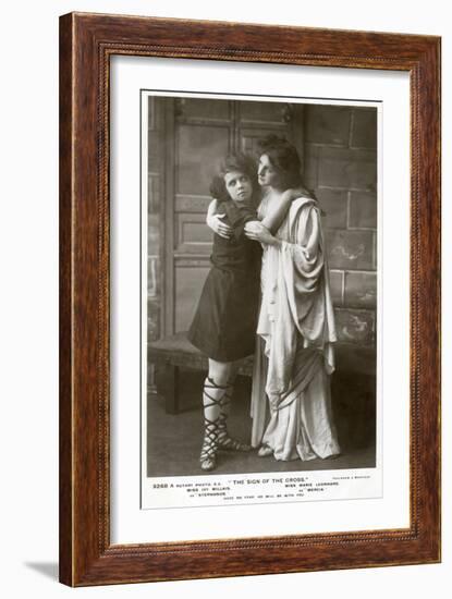 Ivy Millais and Marie Leonhard, Actresses, C1900s-Foulsham and Banfield-Framed Giclee Print