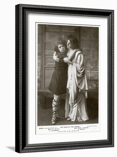 Ivy Millais and Marie Leonhard, Actresses, C1900s-Foulsham and Banfield-Framed Giclee Print