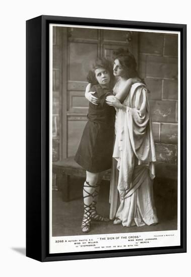 Ivy Millais and Marie Leonhard, Actresses, C1900s-Foulsham and Banfield-Framed Premier Image Canvas