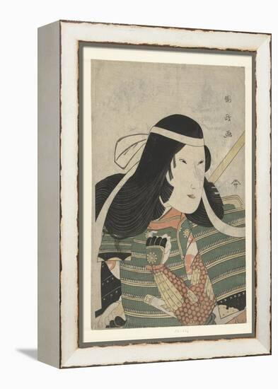 Iwai Kumesaburo as Tomoe Gozen, 1797-Utagawa Kunimasa-Framed Premier Image Canvas