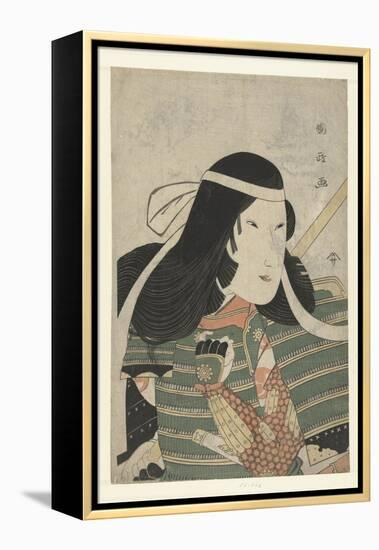 Iwai Kumesaburo as Tomoe Gozen, 1797-Utagawa Kunimasa-Framed Premier Image Canvas