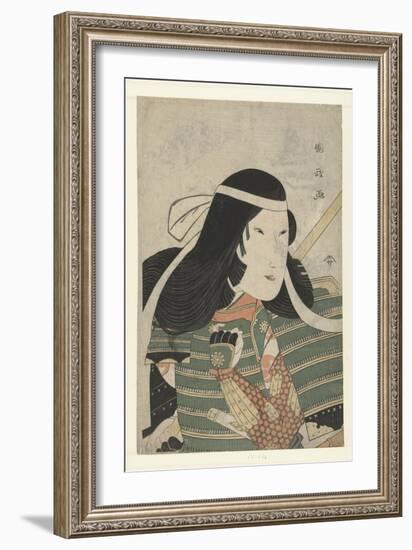 Iwai Kumesaburo as Tomoe Gozen, 1797-Utagawa Kunimasa-Framed Giclee Print