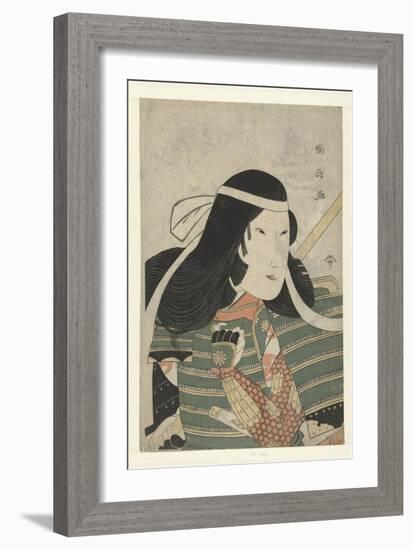 Iwai Kumesaburo as Tomoe Gozen, 1797-Utagawa Kunimasa-Framed Giclee Print