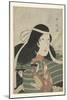 Iwai Kumesaburo as Tomoe Gozen, 1797-Utagawa Kunimasa-Mounted Giclee Print