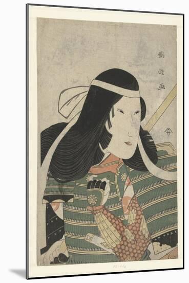 Iwai Kumesaburo as Tomoe Gozen, 1797-Utagawa Kunimasa-Mounted Giclee Print