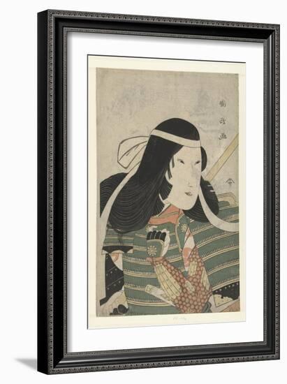 Iwai Kumesaburo as Tomoe Gozen, 1797-Utagawa Kunimasa-Framed Giclee Print