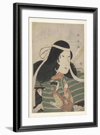 Iwai Kumesaburo as Tomoe Gozen, 1797-Utagawa Kunimasa-Framed Giclee Print