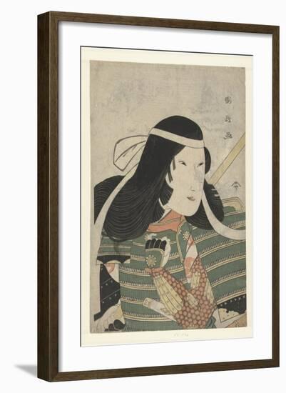 Iwai Kumesaburo as Tomoe Gozen, 1797-Utagawa Kunimasa-Framed Giclee Print