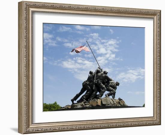 Iwo Jima Memorial, Arlington, Virginia, United States of America, North America-Robert Harding-Framed Photographic Print