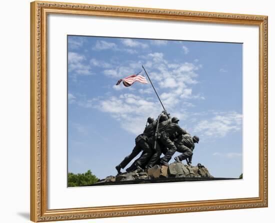 Iwo Jima Memorial, Arlington, Virginia, United States of America, North America-Robert Harding-Framed Photographic Print