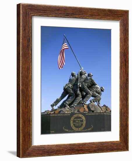 Iwo Jima Memorial, Arlington, Virginia, USA-Charles Gurche-Framed Photographic Print