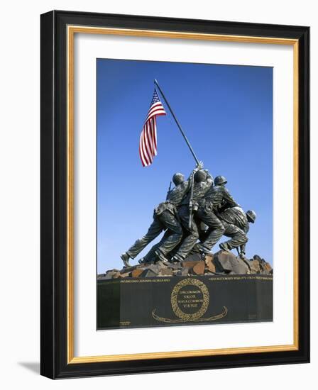 Iwo Jima Memorial, Arlington, Virginia, USA-Charles Gurche-Framed Photographic Print
