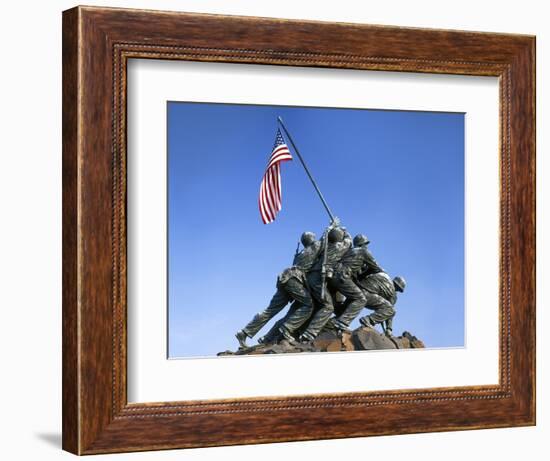 Iwo Jima Memorial, Arlington, Virginia, USA-Charles Gurche-Framed Photographic Print