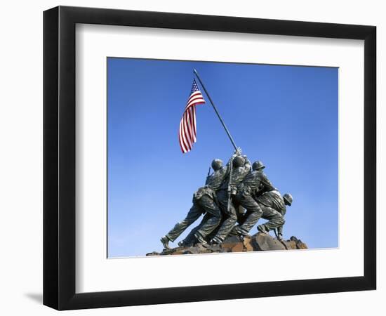 Iwo Jima Memorial, Arlington, Virginia, USA-Charles Gurche-Framed Photographic Print