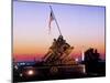 Iwo Jima Memorial at dawn, Washington Monument, Washington DC, USA-null-Mounted Photographic Print