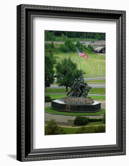 Iwo Jima Memorial in Washington Dc on Flag Day-null-Framed Photographic Print