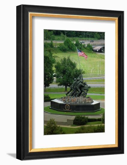 Iwo Jima Memorial in Washington Dc on Flag Day-null-Framed Photographic Print