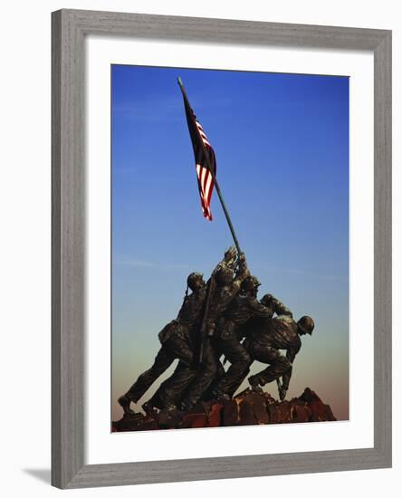 Iwo Jima Memorial, Washington DC, USA-Walter Bibikow-Framed Photographic Print