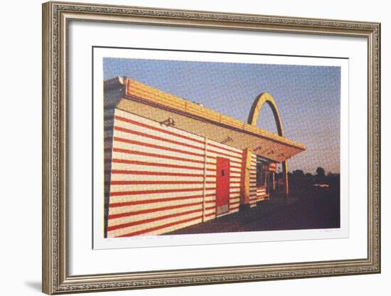 IX - McDonald's (Side View) from One Culture Under God-Larry Stark-Framed Serigraph