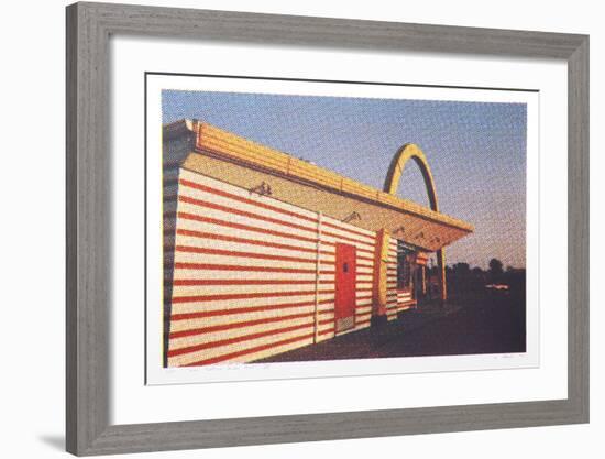 IX - McDonald's (Side View) from One Culture Under God-Larry Stark-Framed Serigraph