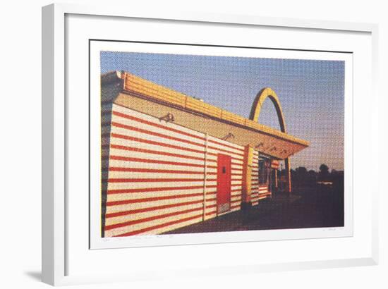 IX - McDonald's (Side View) from One Culture Under God-Larry Stark-Framed Serigraph