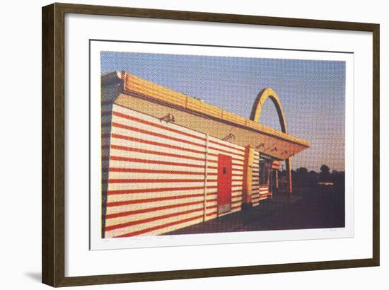 IX - McDonald's (Side View) from One Culture Under God-Larry Stark-Framed Serigraph