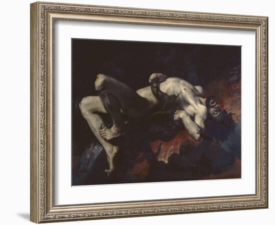 Ixion pr?pit?ans les Enfers-Jules Delaunay-Framed Giclee Print