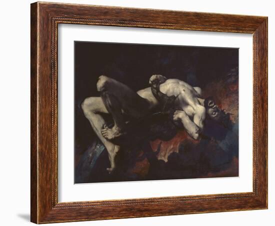 Ixion pr?pit?ans les Enfers-Jules Delaunay-Framed Giclee Print