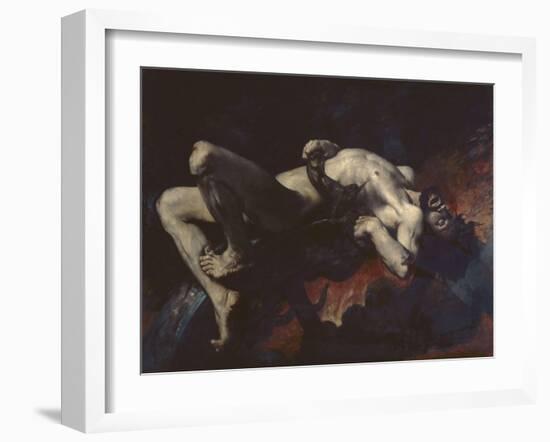 Ixion pr?pit?ans les Enfers-Jules Delaunay-Framed Giclee Print