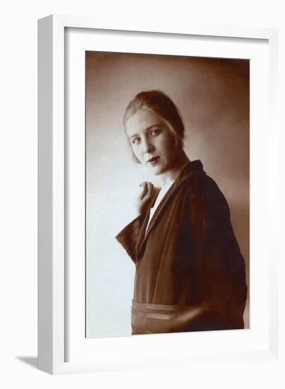 Izabella Danilovna Yurieva (1899-2000), Anonymous, 1920S. Photograph. Private Collection-Anonymous Anonymous-Framed Giclee Print