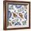 Iznik Pottery Tile-null-Framed Giclee Print