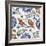 Iznik Pottery Tile-null-Framed Giclee Print