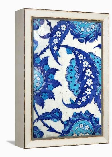 Iznik Tiles, Rustem Pasha Mosque, Istanbul, Turkey-null-Framed Premier Image Canvas