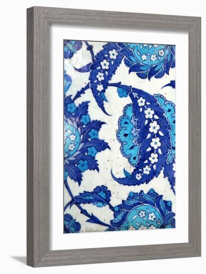 Iznik Tiles, Rustem Pasha Mosque, Istanbul, Turkey-null-Framed Photographic Print