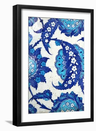 Iznik Tiles, Rustem Pasha Mosque, Istanbul, Turkey-null-Framed Photographic Print