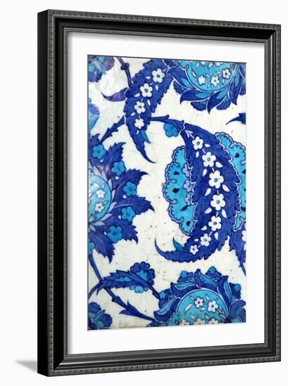 Iznik Tiles, Rustem Pasha Mosque, Istanbul, Turkey-null-Framed Photographic Print