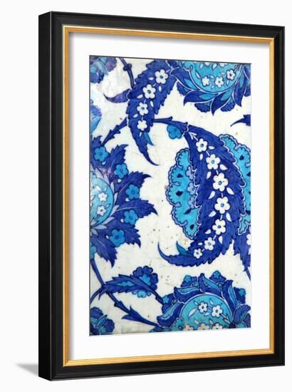 Iznik Tiles, Rustem Pasha Mosque, Istanbul, Turkey-null-Framed Photographic Print