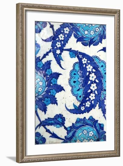 Iznik Tiles, Rustem Pasha Mosque, Istanbul, Turkey-null-Framed Photographic Print