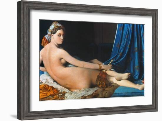 J.A.D. Ingres: Odalisque-Jean-Auguste-Dominique Ingres-Framed Giclee Print