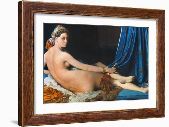 J.A.D. Ingres: Odalisque-Jean-Auguste-Dominique Ingres-Framed Giclee Print