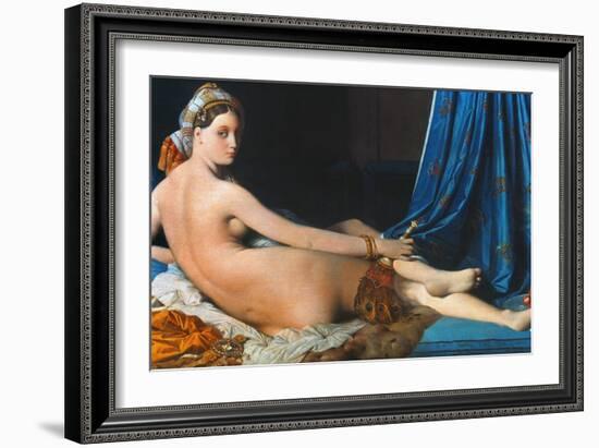 J.A.D. Ingres: Odalisque-Jean-Auguste-Dominique Ingres-Framed Giclee Print