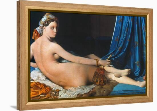 J.A.D. Ingres: Odalisque-Jean-Auguste-Dominique Ingres-Framed Premier Image Canvas