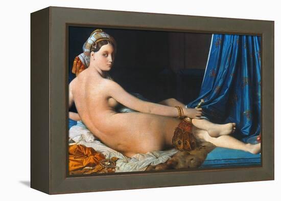 J.A.D. Ingres: Odalisque-Jean-Auguste-Dominique Ingres-Framed Premier Image Canvas